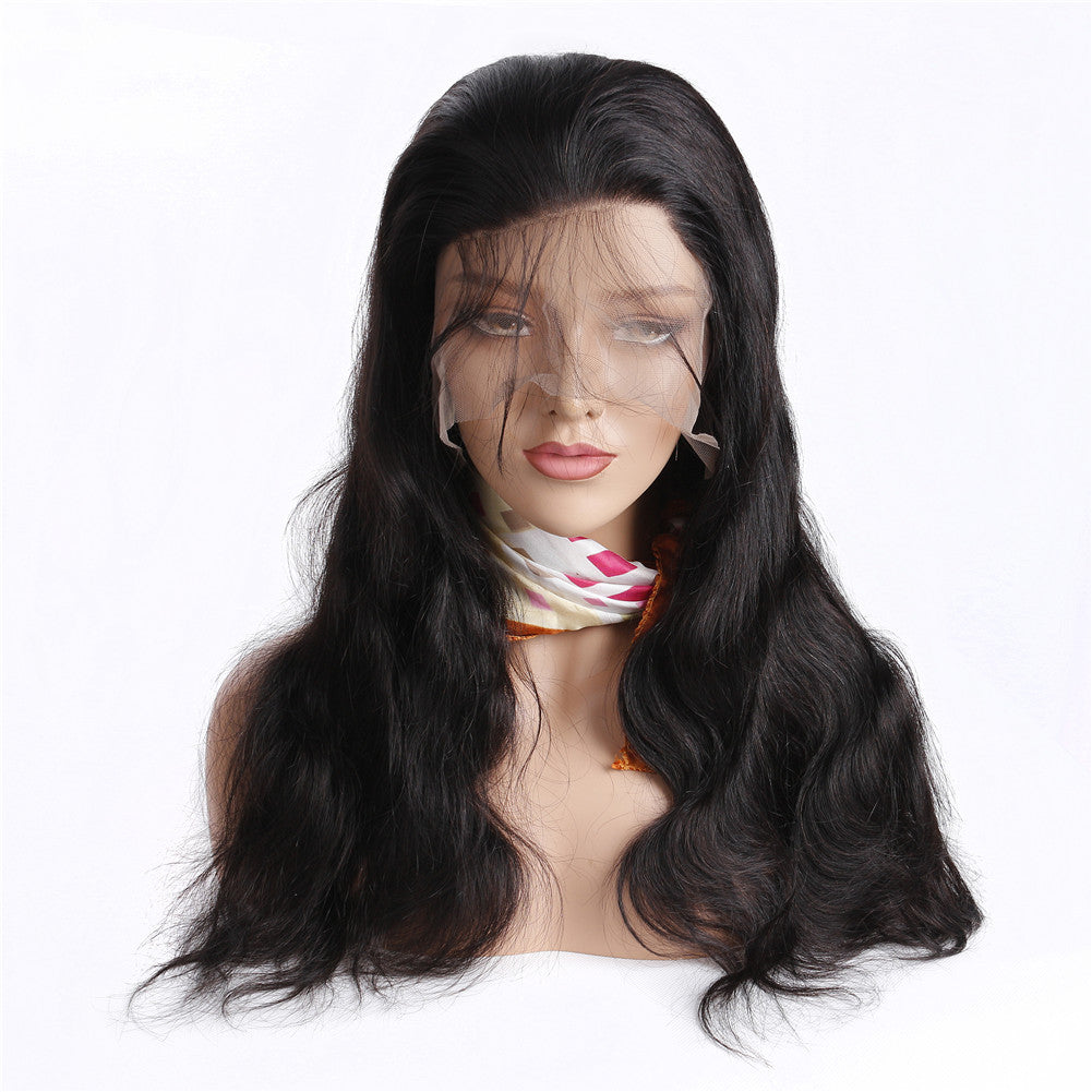 Full lace human clearance hair wigs body wave